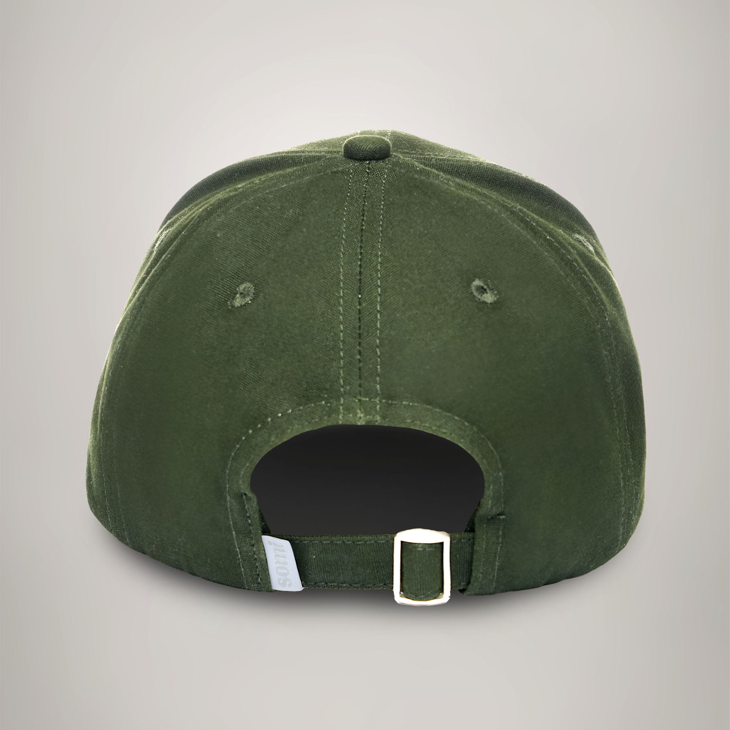 Mini Jet Setter Forest Green Cotton Cap
