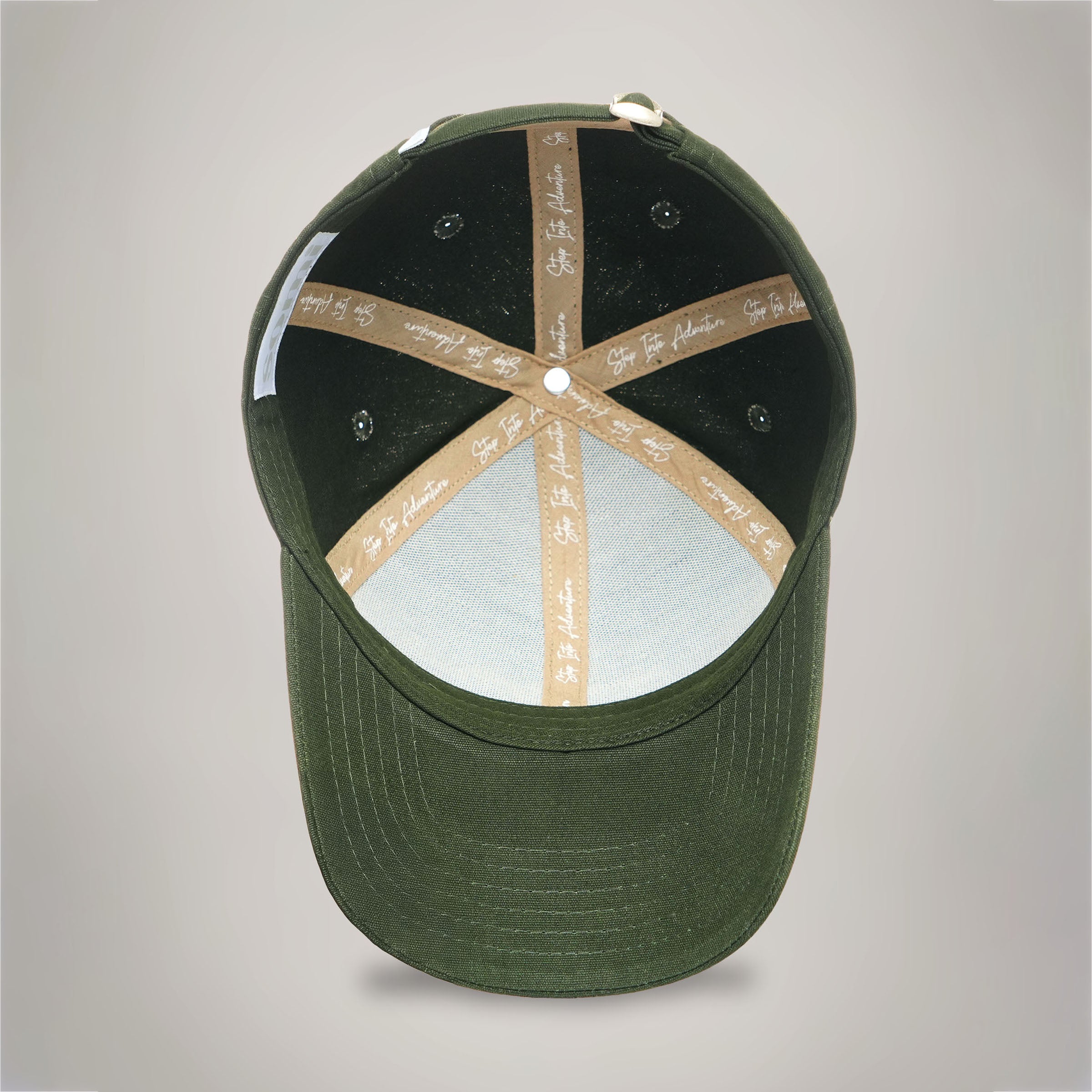 Mini Jet Setter Forest Green Cotton Cap
