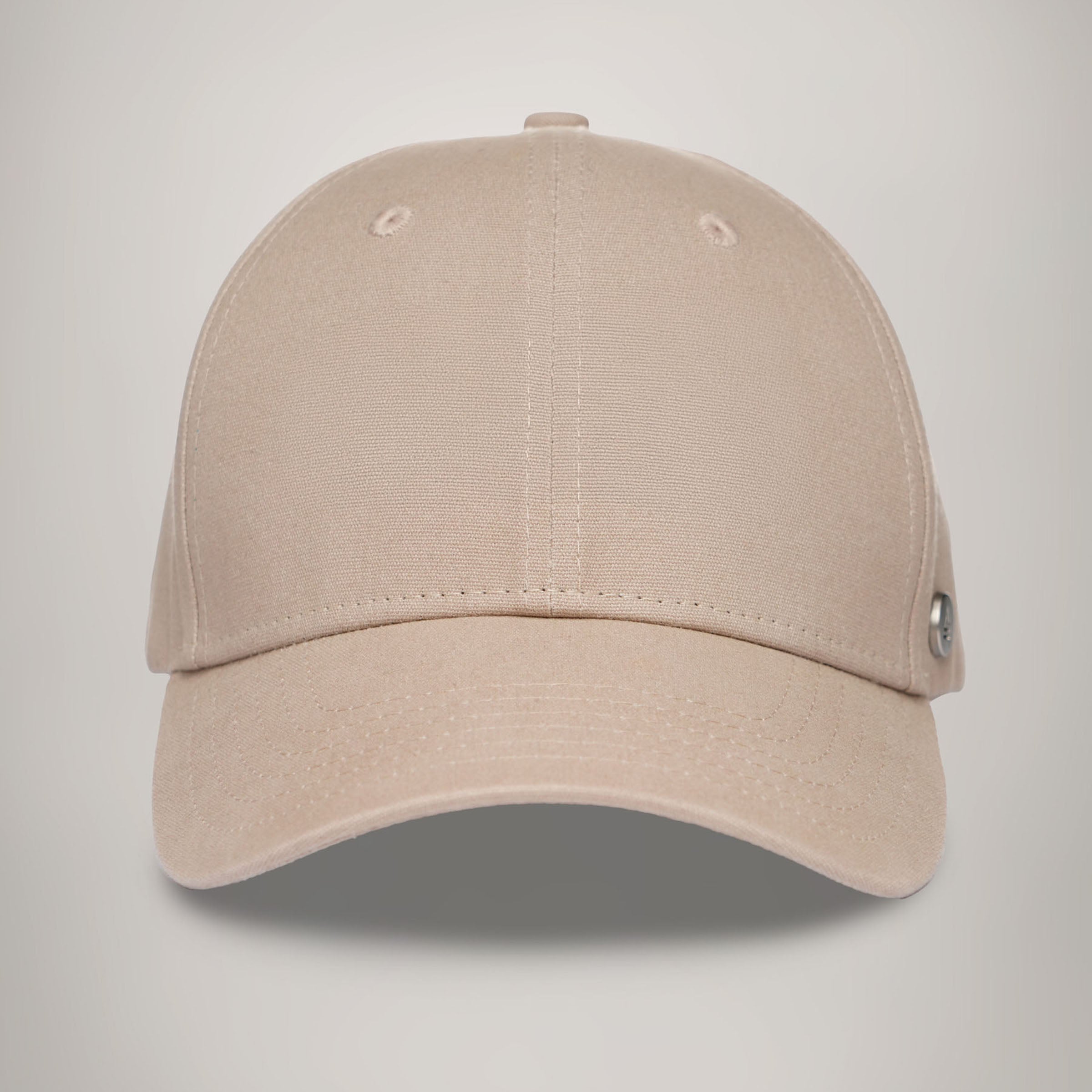 Minimalist Beige Men's Cap