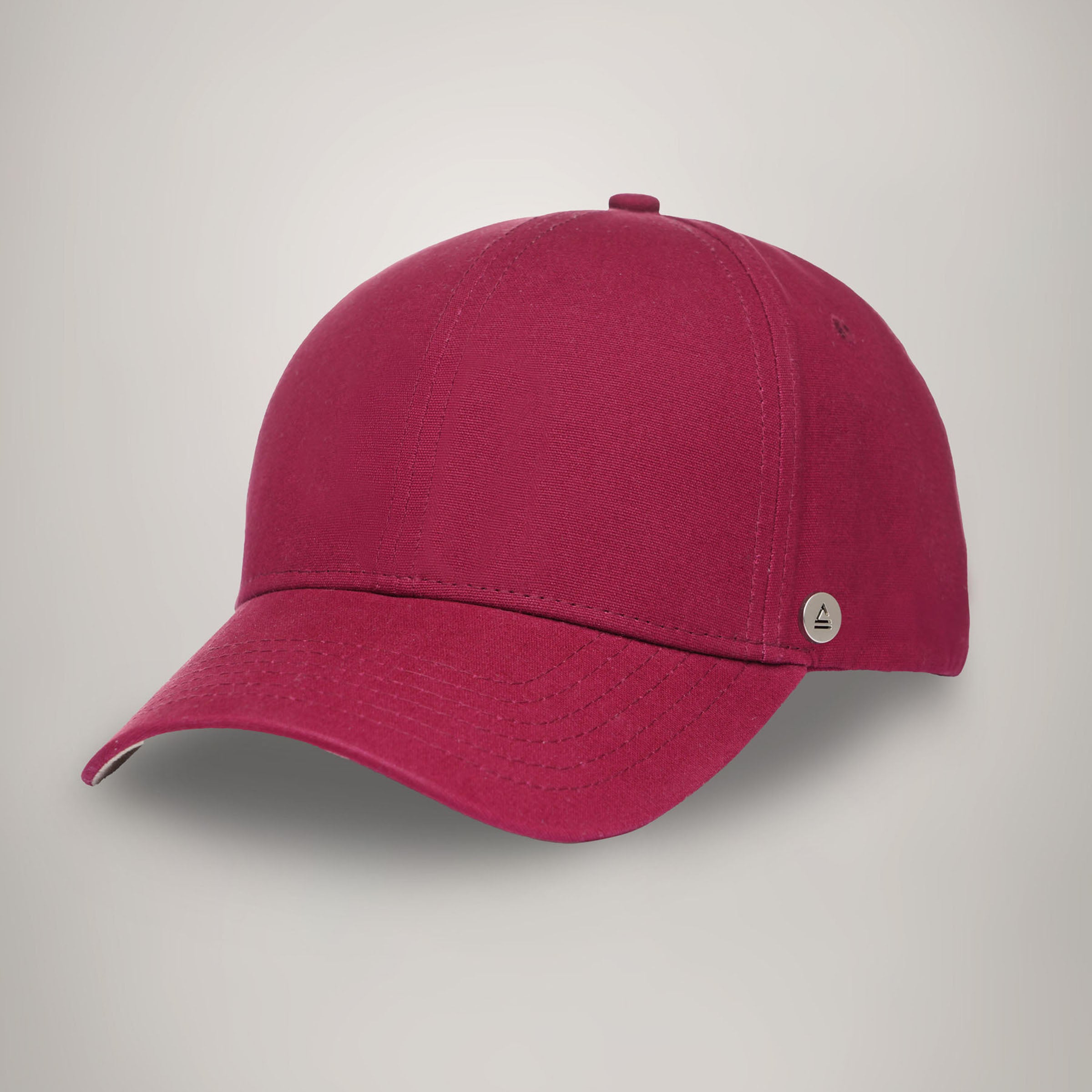 Minimalist Red Cotton Cap