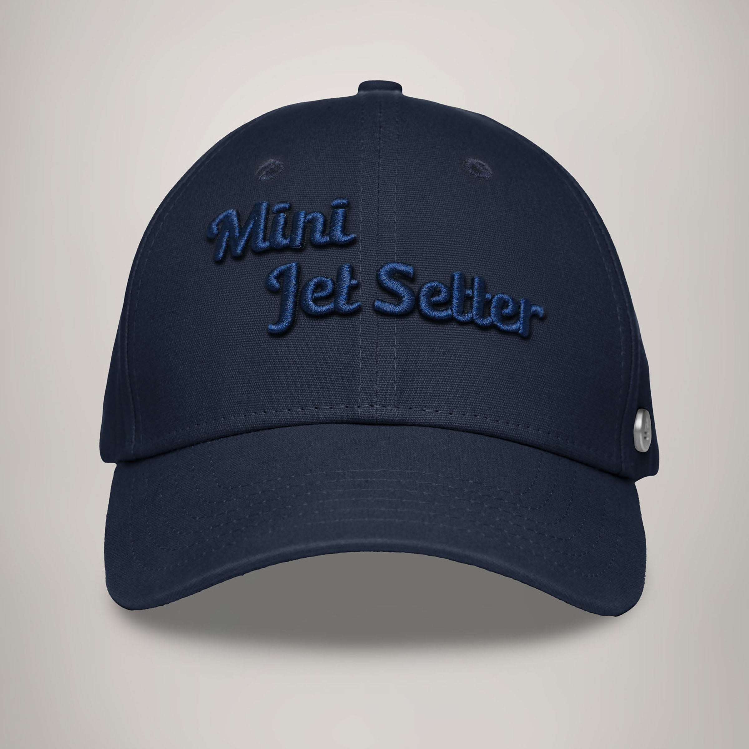 Mini Jet Setter Navy Cotton Cap