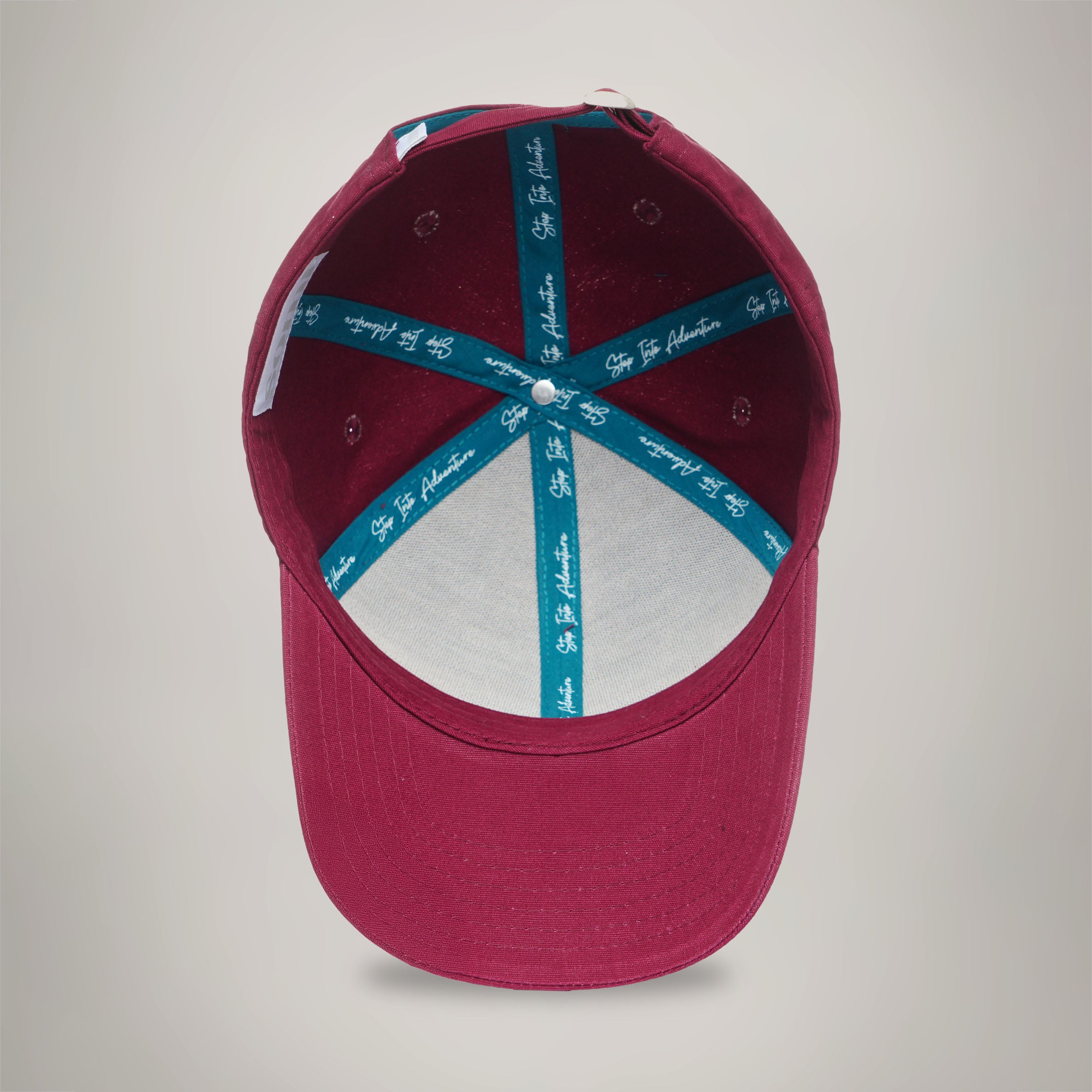 The Icon Burgundy Cotton Cap